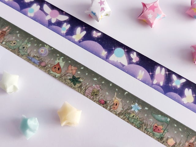 Washi Tape, Kirby, Snakes, Cats, Sakura, & Ocean Moons, cosmicloak